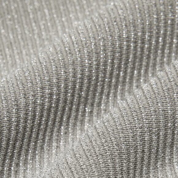 Aritzia Babaton Tube Top Sculpt Knit Silver - Picture 8 of 12